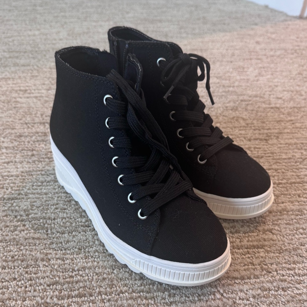 Girls Steve Madden Wedge Sneakers
